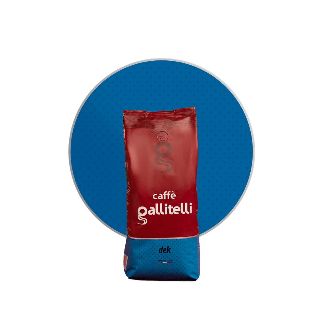 Caffè Gallitelli DEK zrnková káva 1 kg